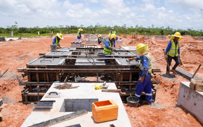 Substation works at Chateau Margot, Enmore and Columbia 60 per cent complete
