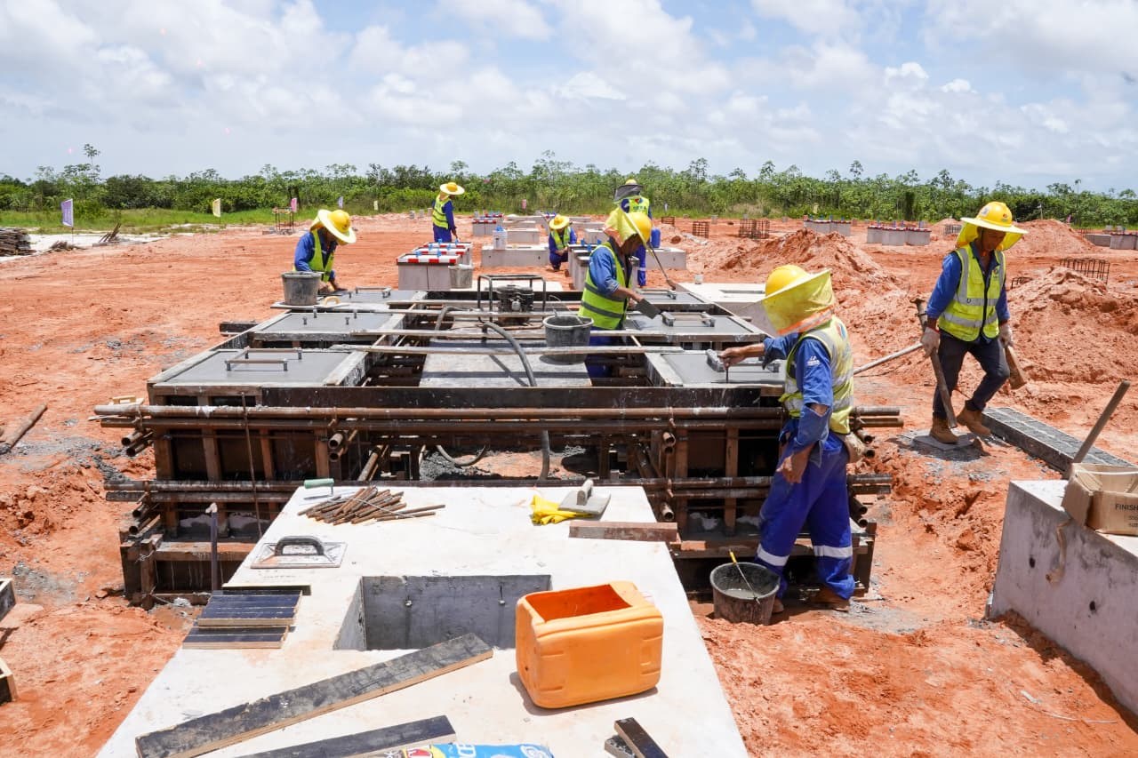 Substation works at Chateau Margot, Enmore and Columbia 60 per cent complete