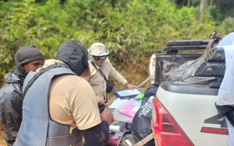 Five non-nationals detained in illegal mining operation